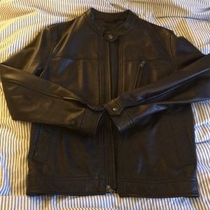 NWOT Banana Republic Leather Moto Jacket